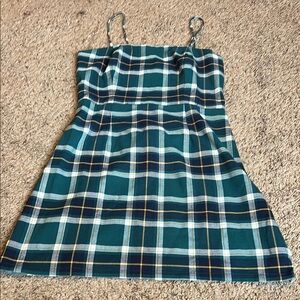 Aeropostale Green Plaid Dress